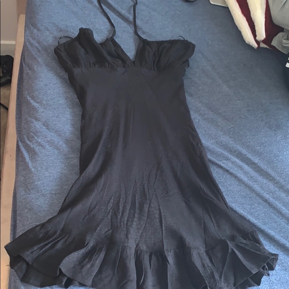 Black mini dress